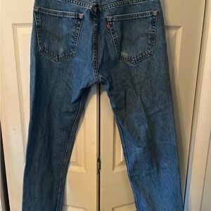 Levi's Classic Straight Blue Jeans 505